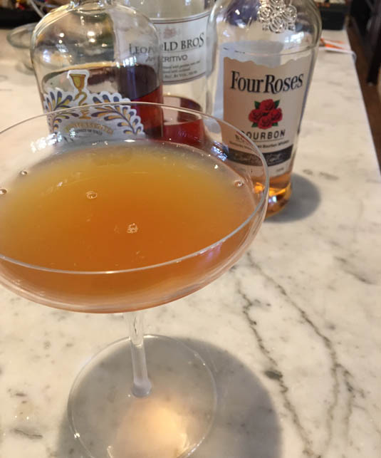 Paper Plane cocktail